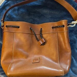 Dooney and Bourke Florentine Hattie Drawstring in Natural